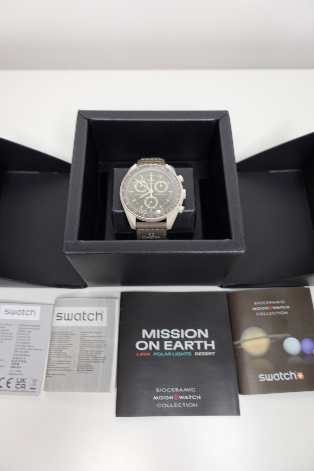 Omega x Swatch Mission On Earth - Desert Bioceramic MoonSwatch - New