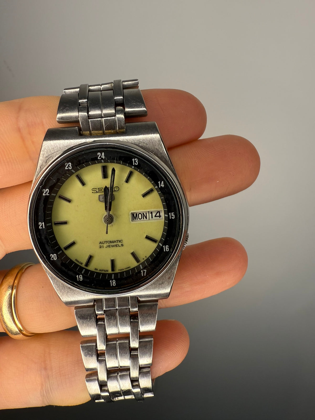 Seiko 5 Sports 7S26-0530 Full Lume Dial Automatic Watch - Preowned