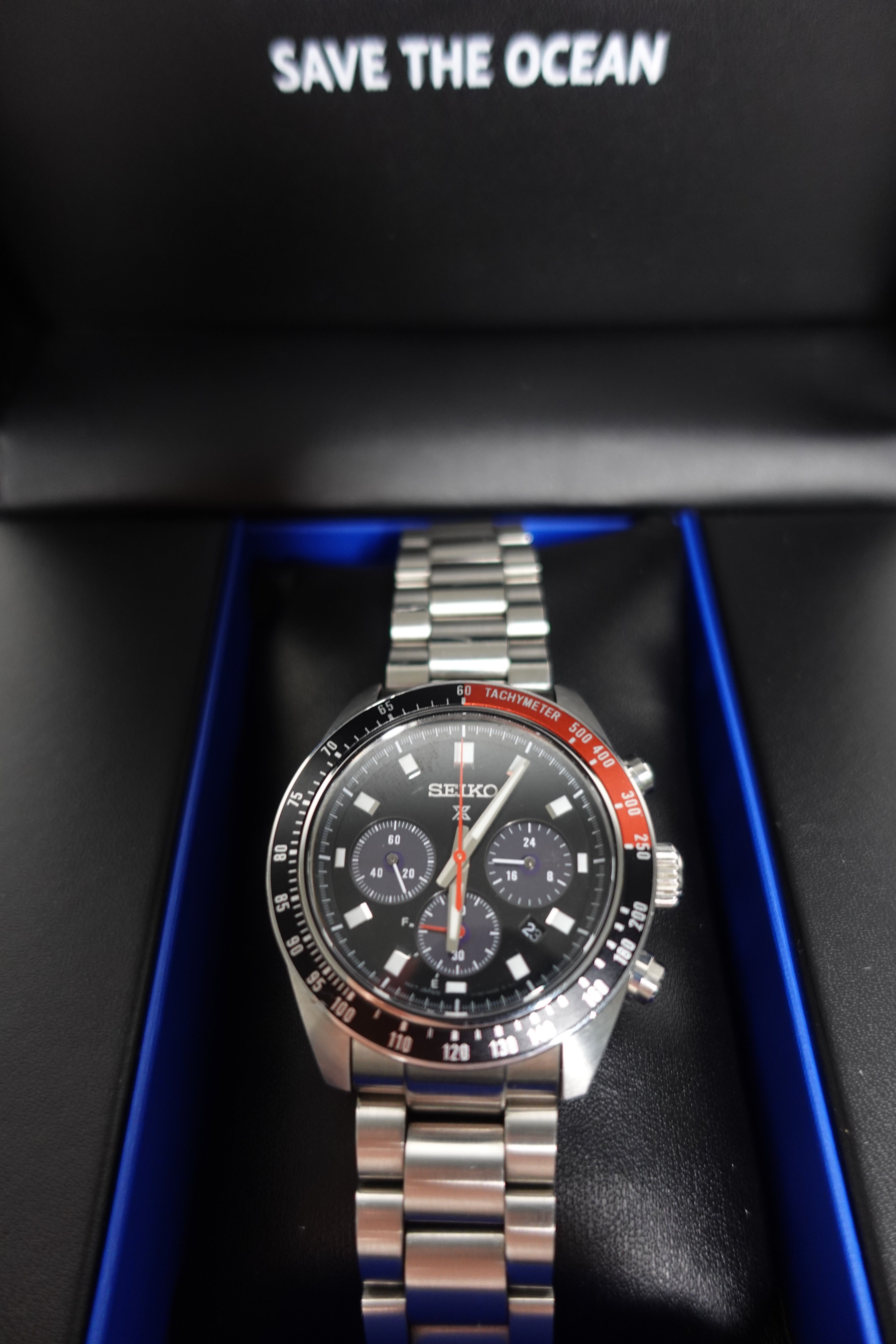 Seiko Prospex Speedtimer Solar Chronograph SSC915 Automatic Watch