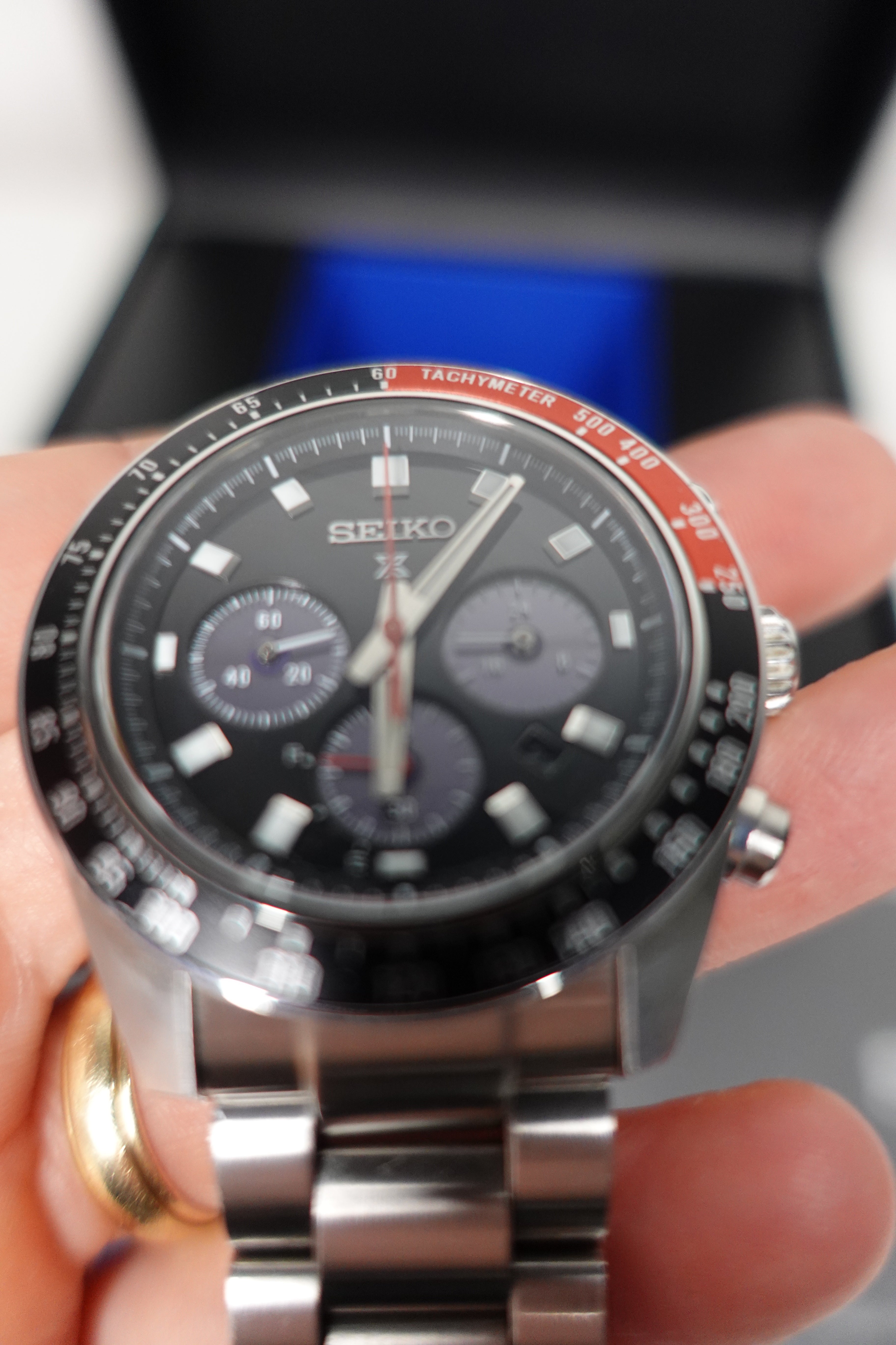 Seiko Prospex Speedtimer Solar Chronograph SSC915 Automatic Watch